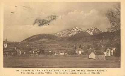 CPA FRANCE 38 "Saint Martin d'Uriage, vue générale"