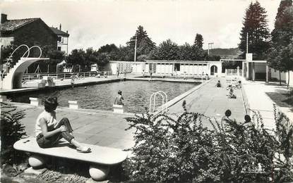 CPSM FRANCE 38 "Saint Martin d'Uriage , la piscine "