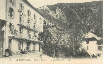 CPA FRANCE 38 "Pont en Royans, Hotel Bonnard "