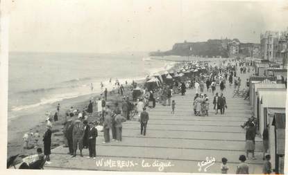 / CARTE PHOTO FRANCE 74 "Wimereux, la digue"