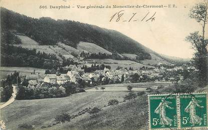 CPA FRANCE 38 "Monestier de Clermont, vue générale "