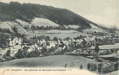 CPA FRANCE 38 "Monestier de Clermont, vue générale  "