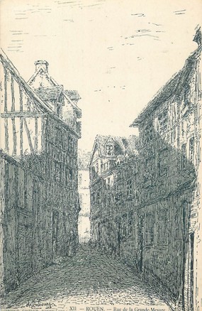 / CPA FRANCE 76 "Rouen, rue de la Grande Mesure"