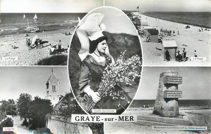 / CPSM FRANCE 14 "Graye sur Mer"