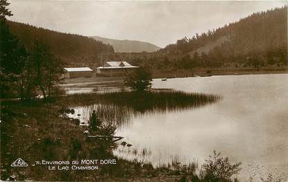 CPA FRANCE 63 "Env. le Mont Dore, le Lac Chambon"