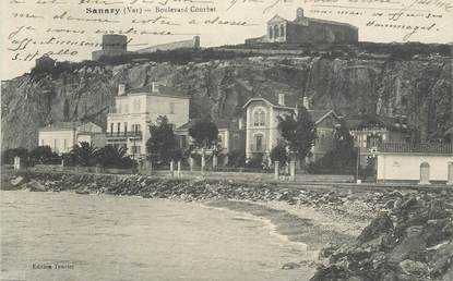 CPA FRANCE 83 "Sanary, bld Courbet "