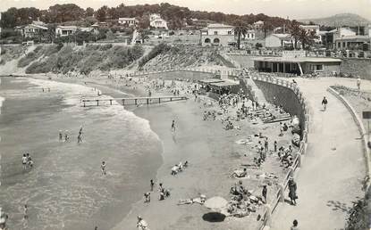 CPA FRANCE 83 "Sanary, Port Issol, la plage "