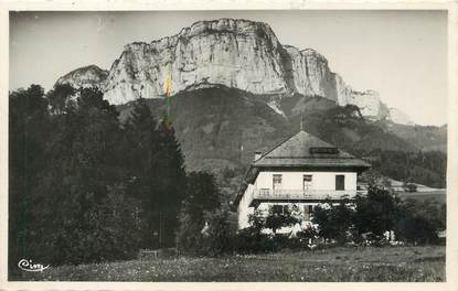 / CPSM FRANCE 74 "Dingy Saint Clair, hôtel du Parmelan et le Pethuis"