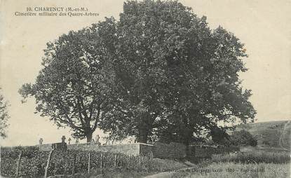 / CPA FRANCE 54 "Charency, cimetière militaire des quatre arbres"