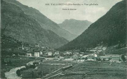 / CPA FRANCE 74 "Vallorcine, vue générale"