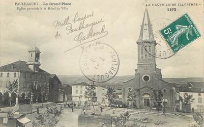 / CPA FRANCE 43 "Paulhaguet, la grand'Place'"