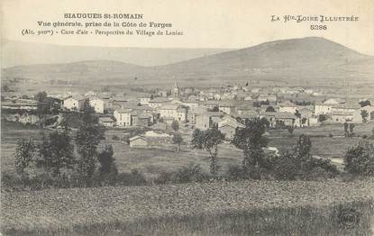 / CPA FRANCE 43 "Siaugues Saint Romain, vue générale prise de la Côte de Farges"