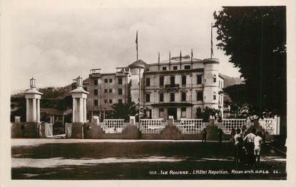 / CPSM FRANCE 20 "Ile Rousse, l'hôtel Napoléon"