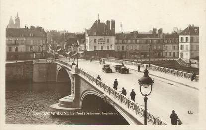 / CPSM FRANCE 60 "Compiègne, le pont"