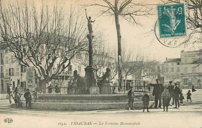 CPA FRANCE 83 "Vidauban, la Fontaine Monumentale"