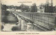 70 Haute SaÔne / CPA FRANCE 70 "Villersexel, vue générale, pont sur l'Ognon"
