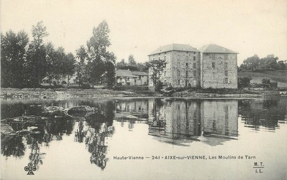 / CPA FRANCE 87 "Aixe Sur Vienne", les moulins du Tarn"