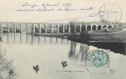 / CPA FRANCE 87 "Limoges, le viaduc"