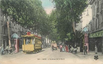 / CPA FRANCE 06 "Nice, l'avenue de la Gare"