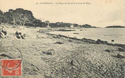 CPA FRANCE 83 "Saint Raphaël, la plage du Corail"