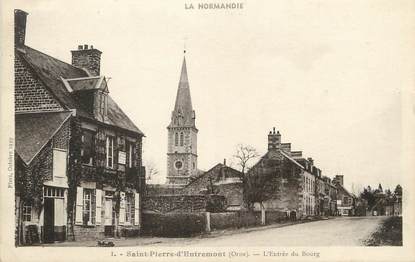 / CPA FRANCE 61 "Saint Pierre d'Entremont, l'entrée du bourg"