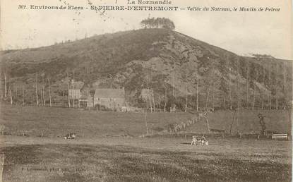 / CPA FRANCE 61 "Saint Pierre d'Entremont, vallée du noireau, le moulin de Peirat"