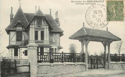 / CPA FRANCE 61 "Environs de Merlerault, cottage Normand"