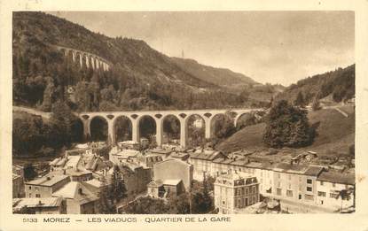 / CPA FRANCE 39 "Morez, les viaducs, quartier de la gare"