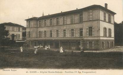 / CPA FRANCE 83 "Giens, hôpital Renée Sabran, pavillon IV"