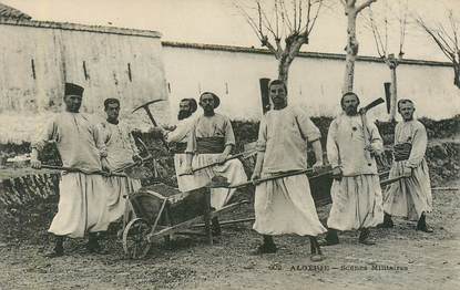 CPA ALGERIE "Scènes militaires"