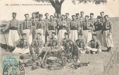 CPA ALGERIE "Musique des tirailleurs "