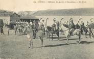 Algerie CPA ALGERIE "Batna, officiers de Spahis et cavaliers"