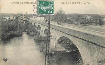 / CPA FRANCE 63 "L'auvergne pittoresque, Pont de Dore, le pont"