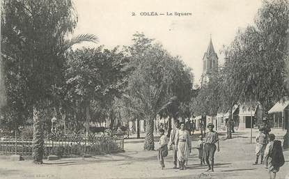 CPA ALGERIE "Coléa, le square"