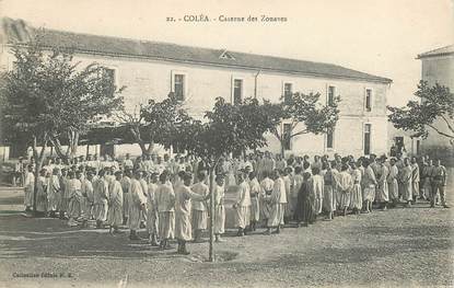 CPA ALGERIE "Coléa, la caserne des Zouaves"