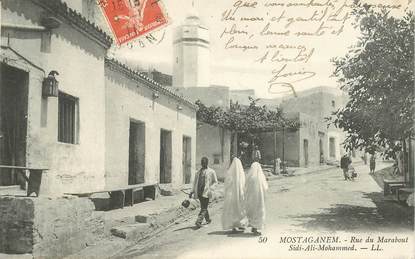 CPA ALGERIE "Mostaganem, rue du Marabout"