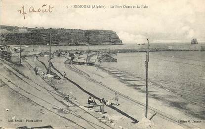 CPA ALGERIE "Nemours, le Port ouest et la baie"