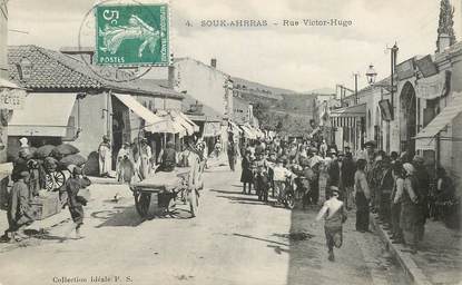 CPA ALGERIE "Souk Ahras, rue Victor Hugo "