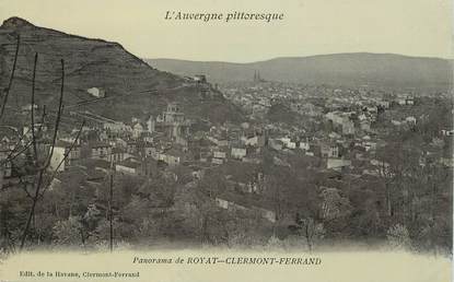 / CPA FRANCE 63 "Panorama de Royat Clemront Ferrand"