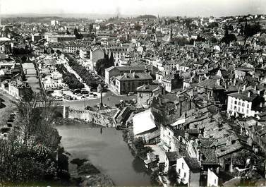 CPSM FRANCE 15 "Aurillac, les vieilles maisons, la Jordanne et le Gravier"