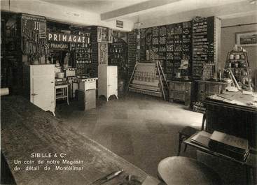 CPSM FRANCE 26 "Montélimar, Sibille & Compagnie, Métallurgie, un coin du magasin de détail"