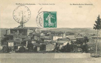 / CPA FRANCE 43 "Saint Pal en Chalencon, vue générale sud est"