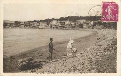 CPA FRANCE 83 "Saint Cyr sur Mer, les Lecques, la plage"