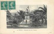 83 Var / CPA FRANCE 83 "Toulon, monument des tués à l'ennemi"